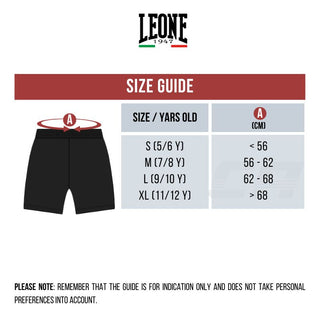 Korte broek kinderboksen Leone Iconic AB232J