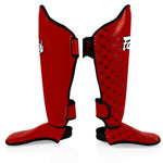 Scheenbeschermers Fairtex Wedstrijd SP5 met voetbeschermers Rood