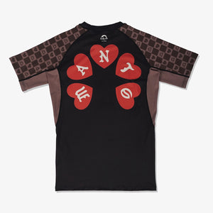 Rashguard Manto Tuff Luv korte mouwen zwart